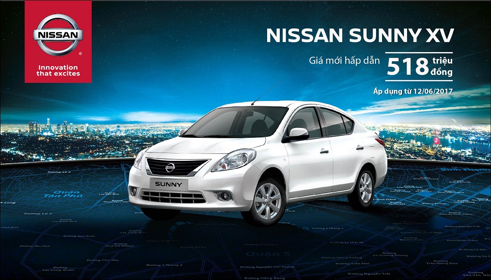 Nissan Sunny tiếp tục giảm giá 20 triệu đồng